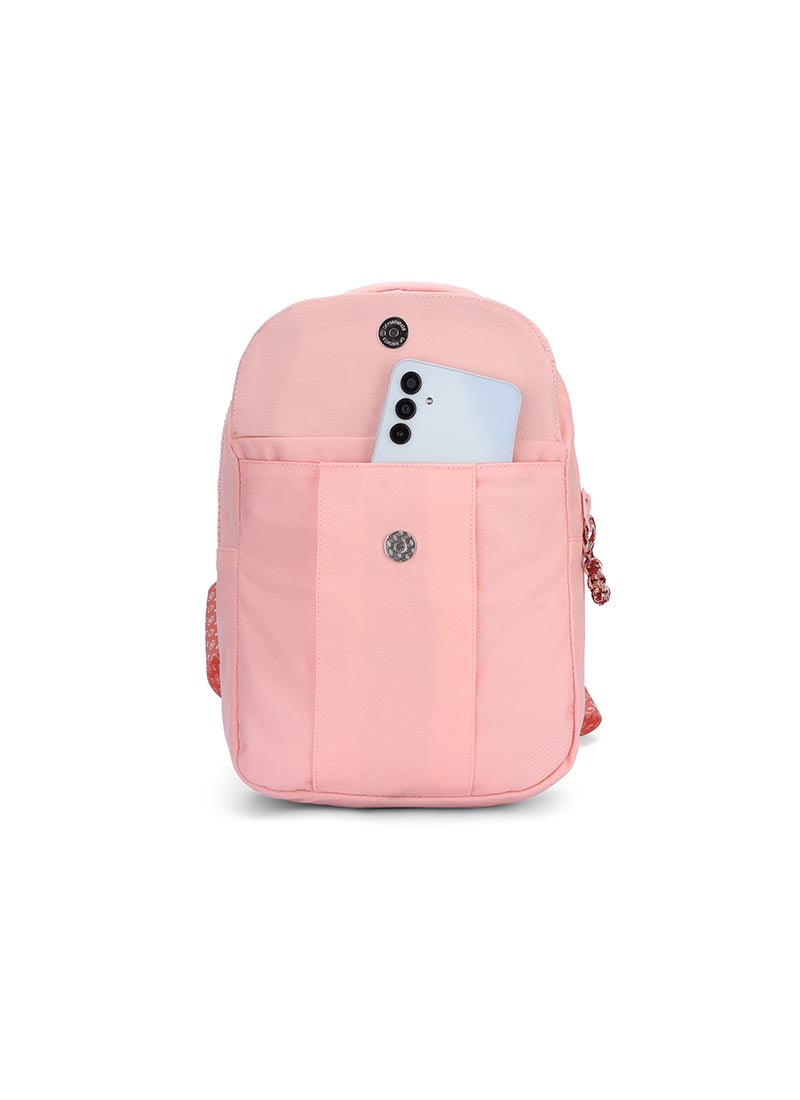 Light Salmon Blush Sling Front Locked Pocket