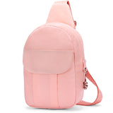 Light Salmon Blush Sling Locked Pocket Crossbody Bag