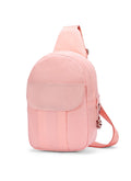 Light Salmon Blush Sling Locked Pocket Crossbody Bag