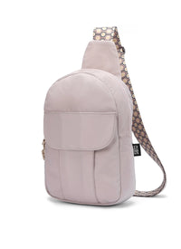 Warm Latte Sling Front Locked Pocket