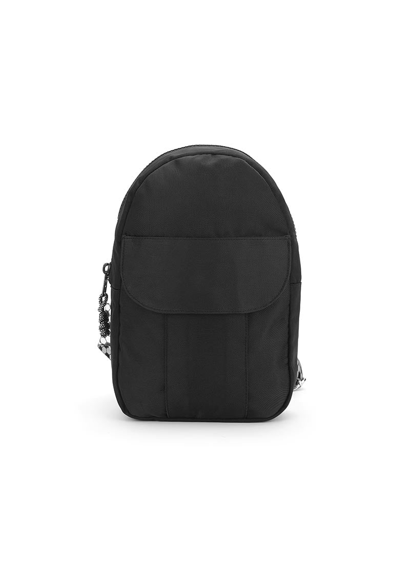 Black Sling Front Locked Pocket