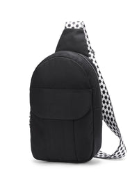 Black Sling Front Locked Pocket