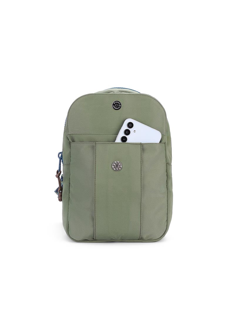 Camo Green Sling Front Locked Pocket