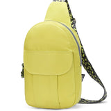 Lime Punch Sling Locked Pocket Crossbody Bag