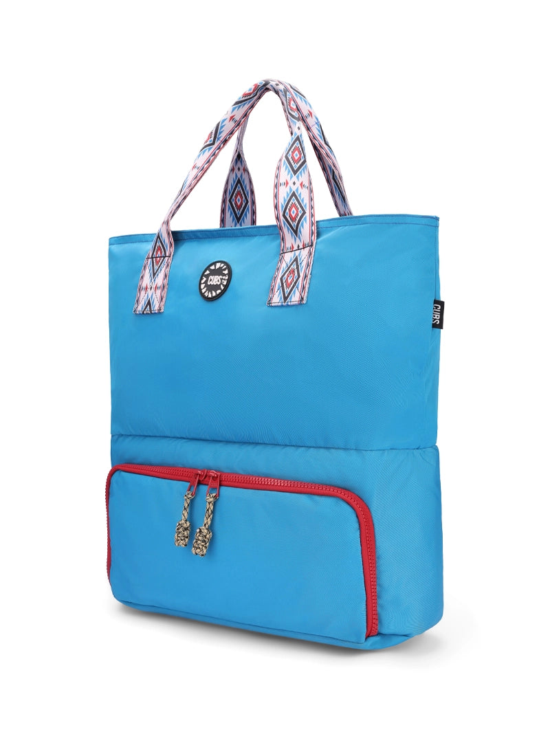 Cyan Blue Tote/Cooler