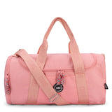 Peach One Side Pocket Large Duffel Bag
