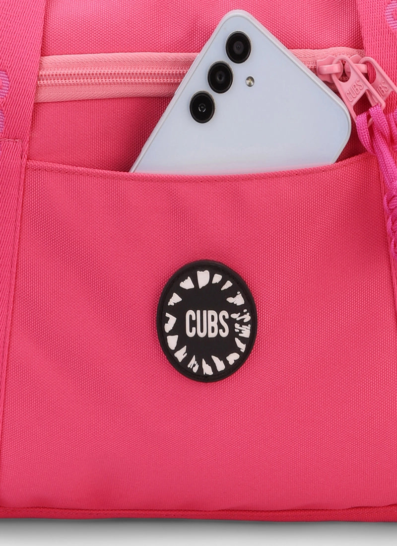 hot pink Large Duffel One side Pocket