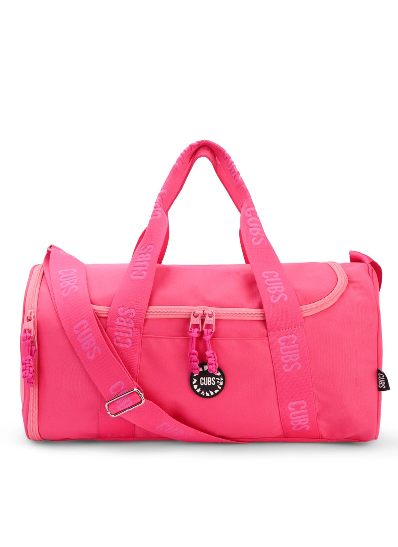 hot pink Large Duffel One side Pocket