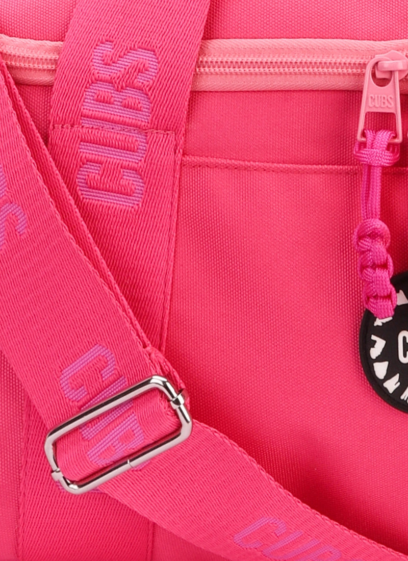 hot pink Large Duffel One side Pocket