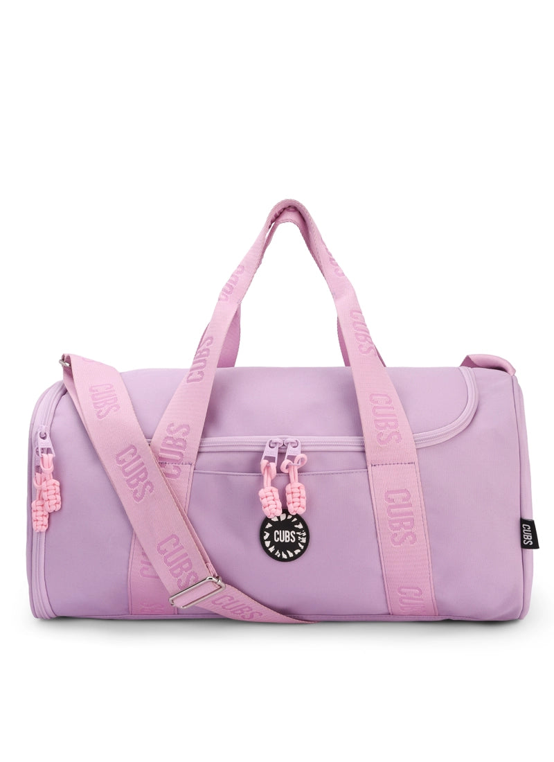 lilac Large Duffel One side Pocket