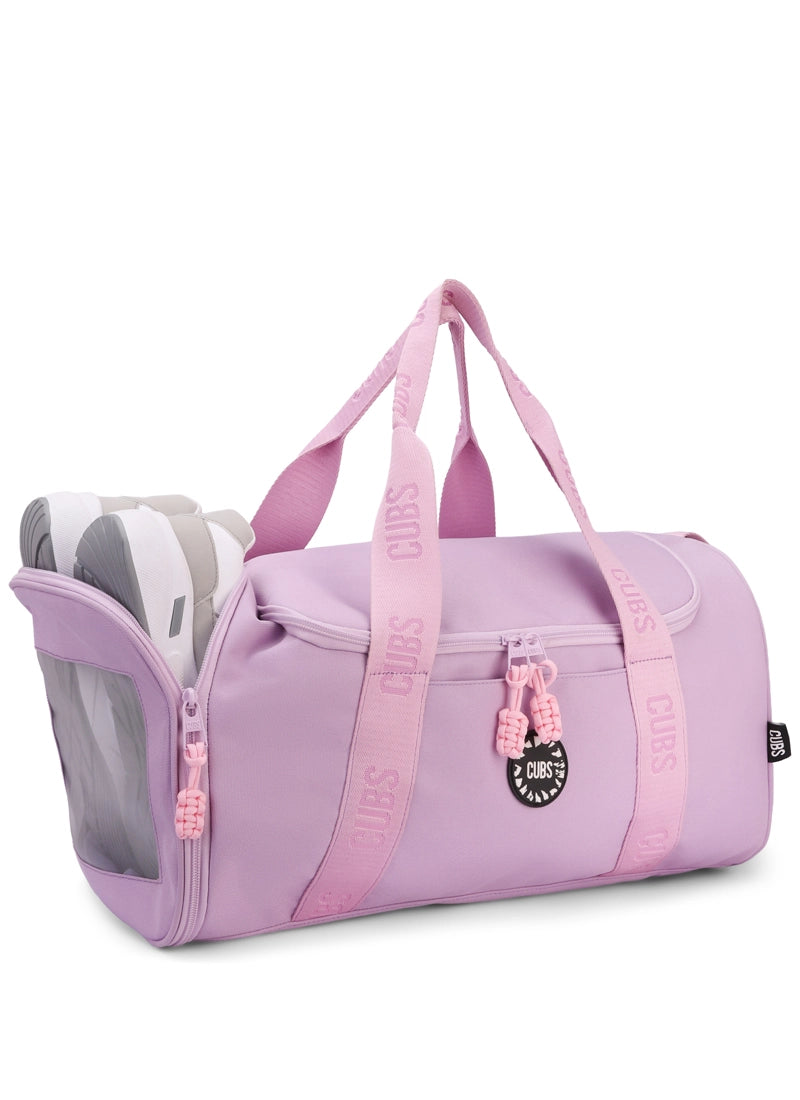 lilac Large Duffel One side Pocket