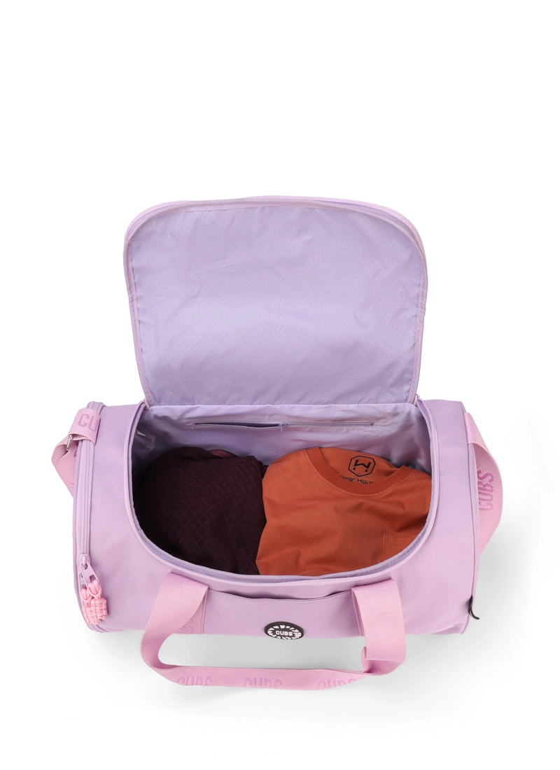 lilac Large Duffel One side Pocket