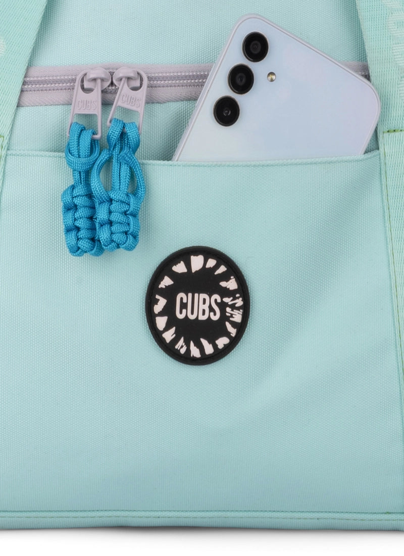 mint green Large Duffel One side Pocket