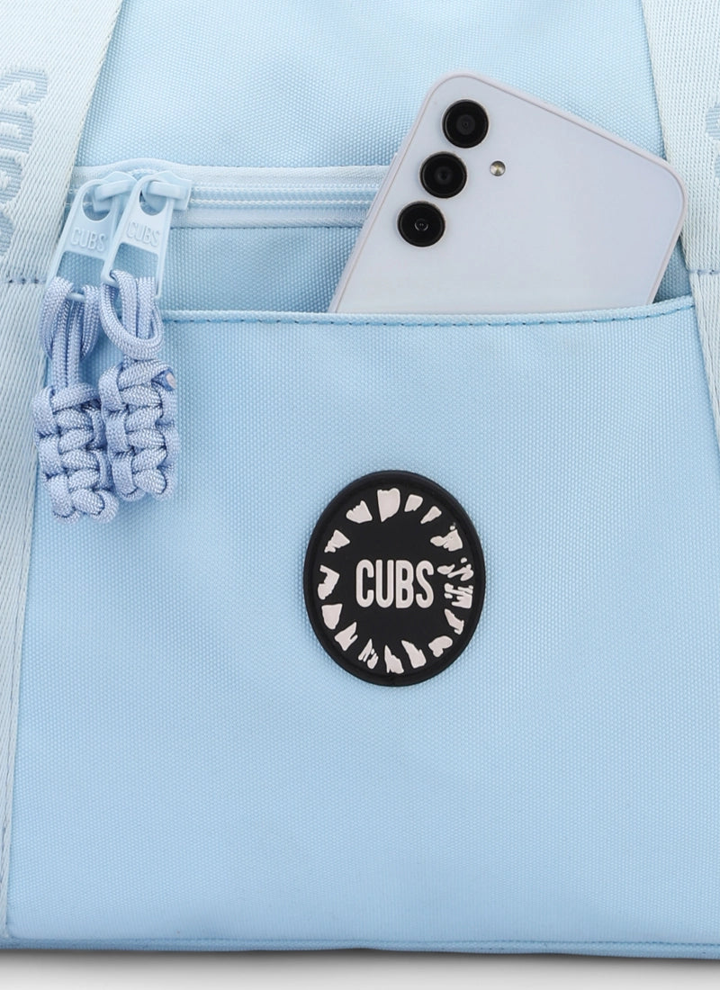 baby blue Large Duffel One side Pocket