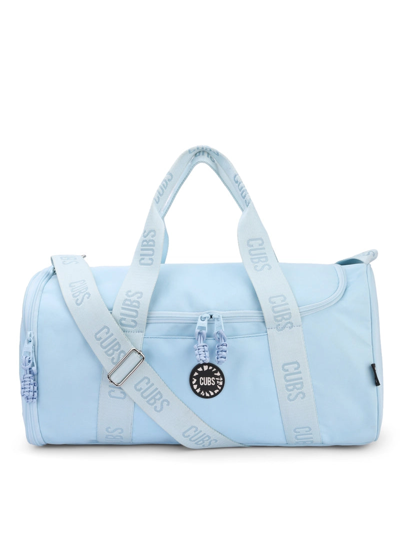 baby blue Large Duffel One side Pocket