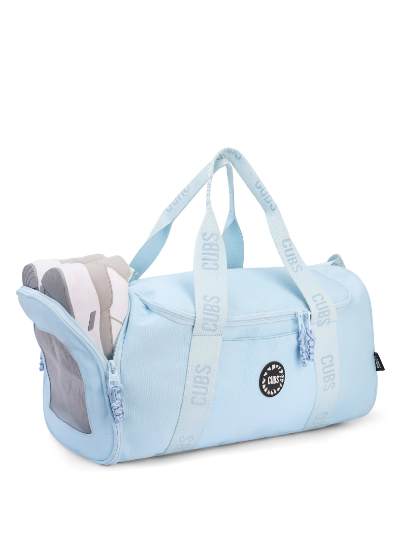 baby blue Large Duffel One side Pocket