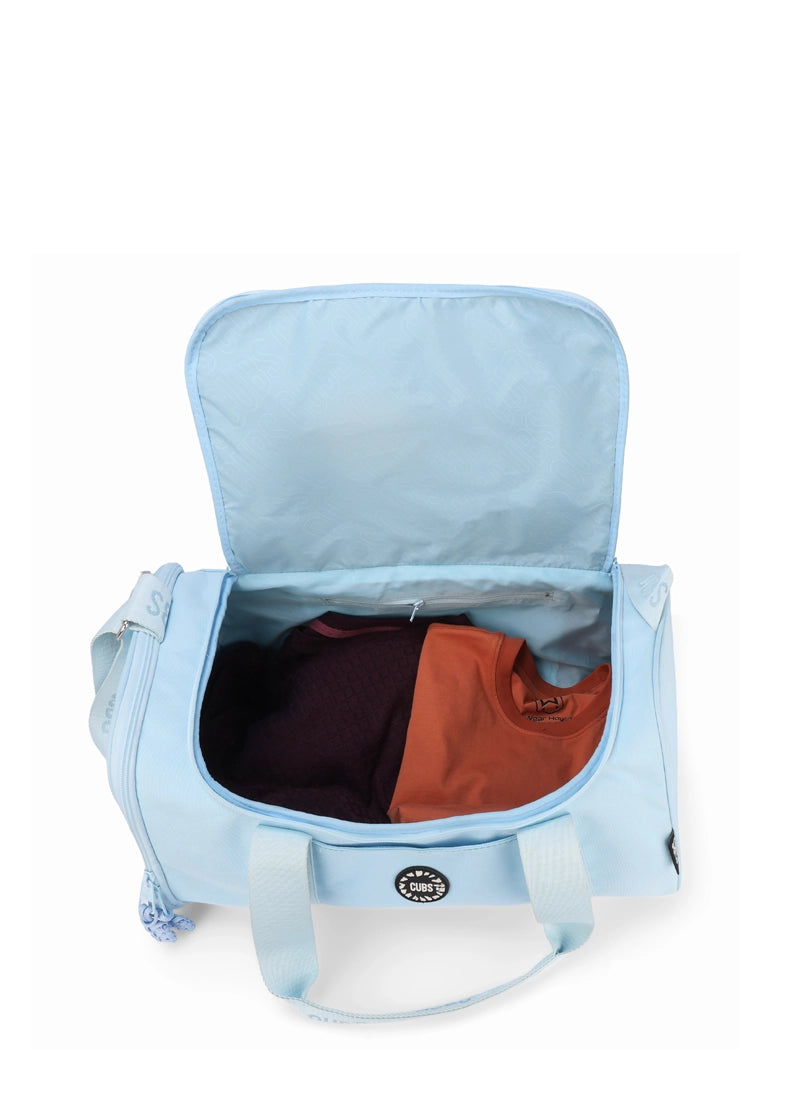 baby blue Large Duffel One side Pocket
