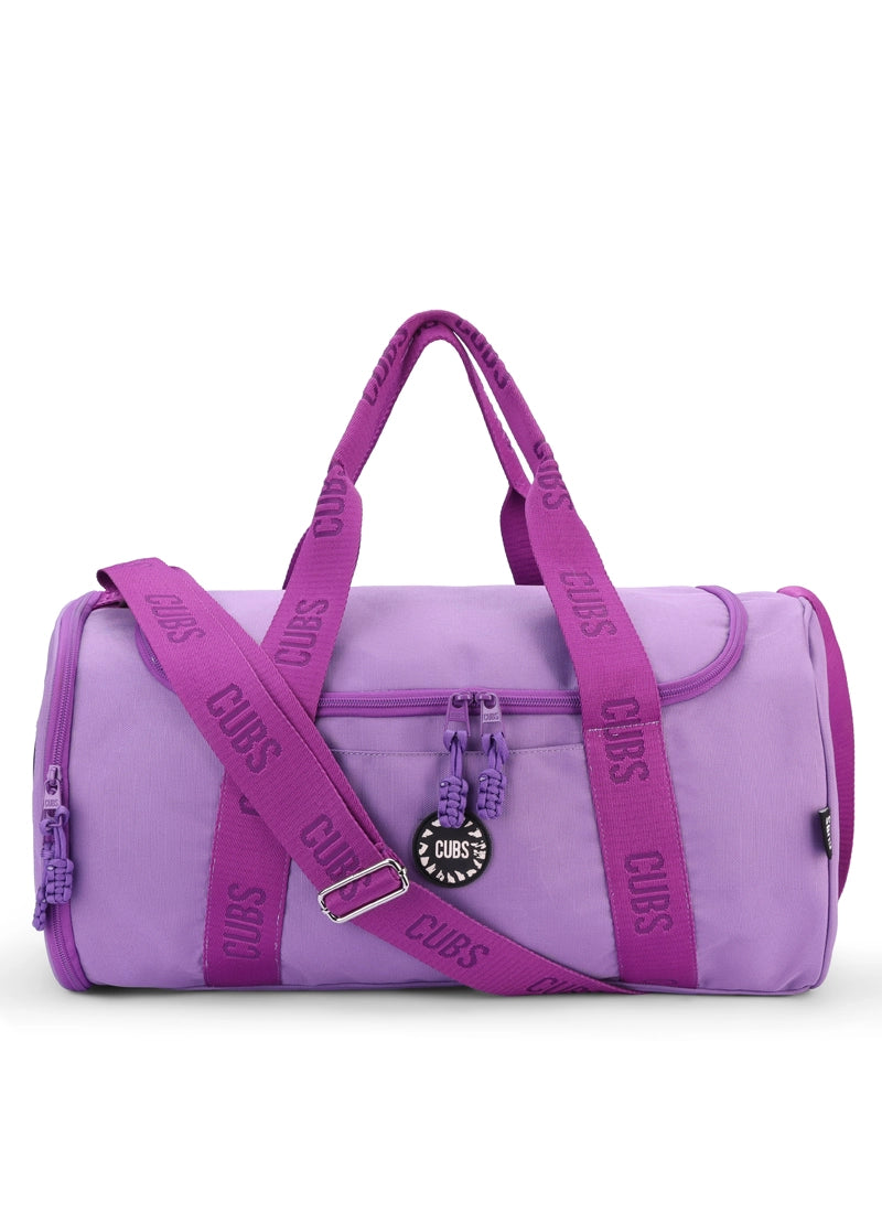 Dark Purple One Side Pocket Large Duffel Bag