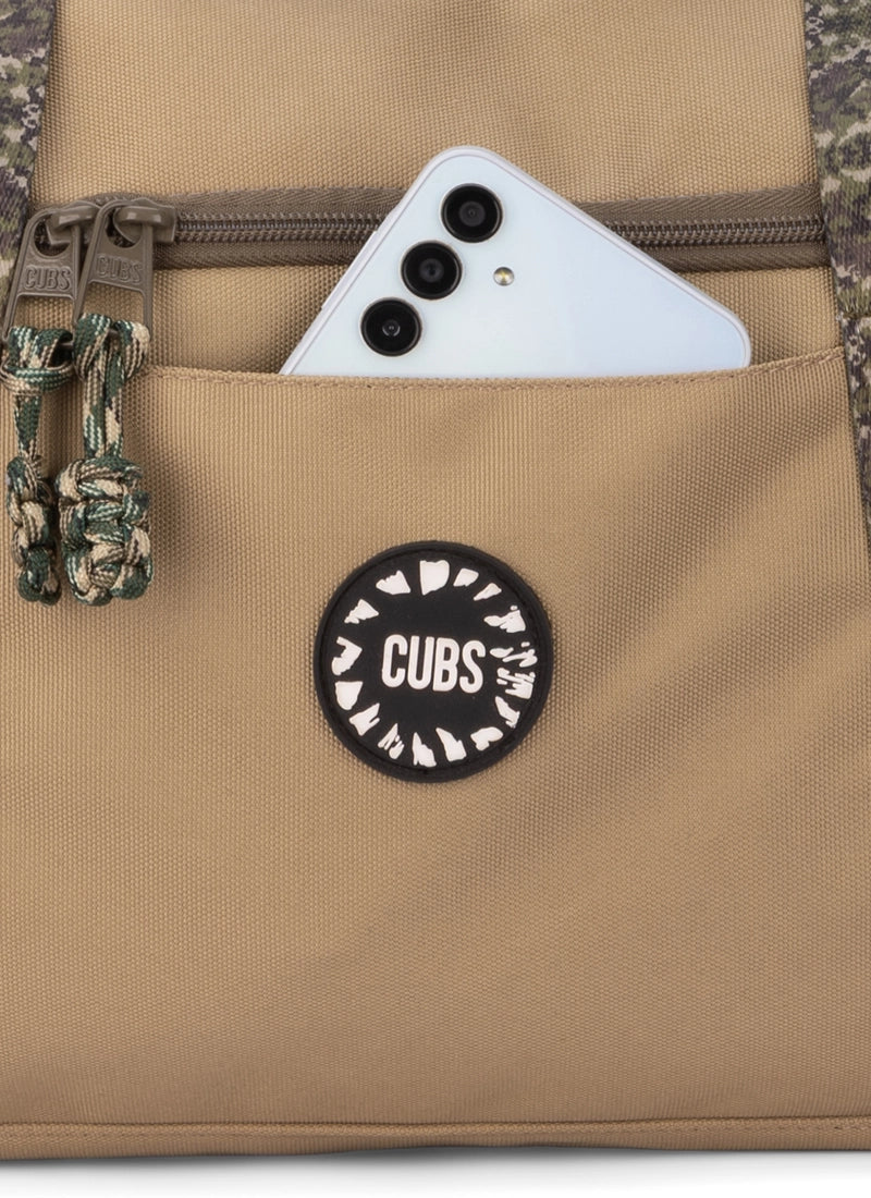kakhi Large Duffel One side Pocket