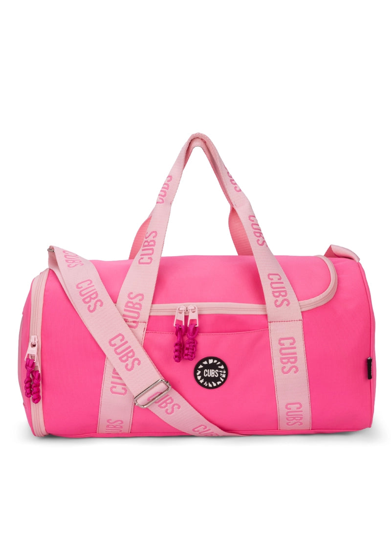 neon pink Large Duffel One side Pocket
