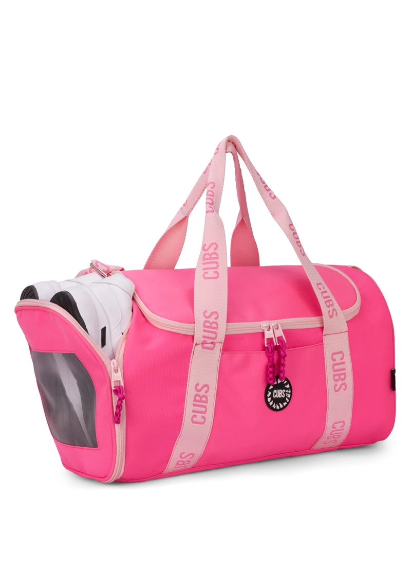 neon pink Large Duffel One side Pocket