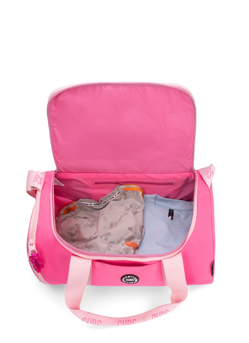 neon pink Large Duffel One side Pocket