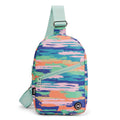 Oceans Sling Front Zipper Crossbody Bag