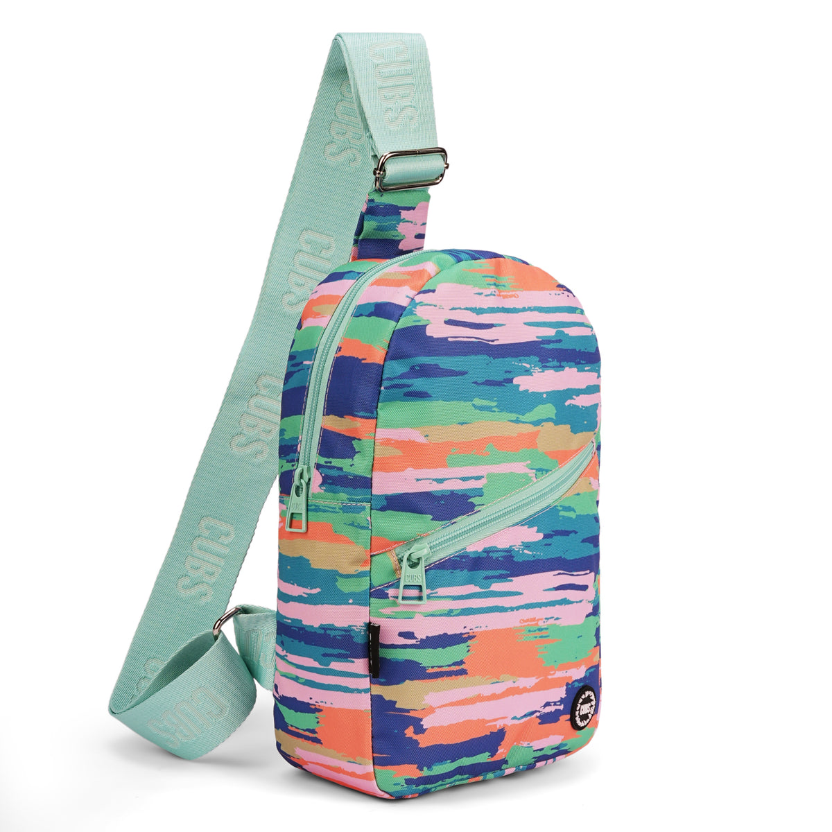 Oceans Sling Front Zipper Crossbody Bag