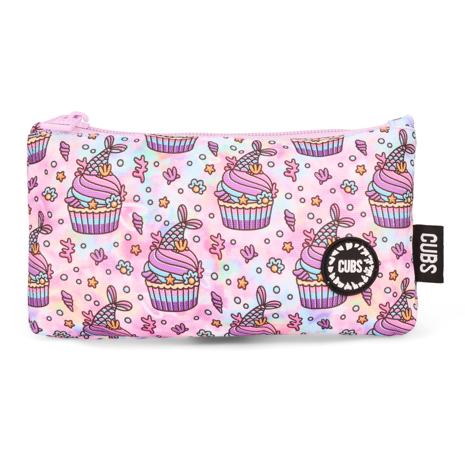 Lilac Cute Mermaid Big & Basic Pencil Case