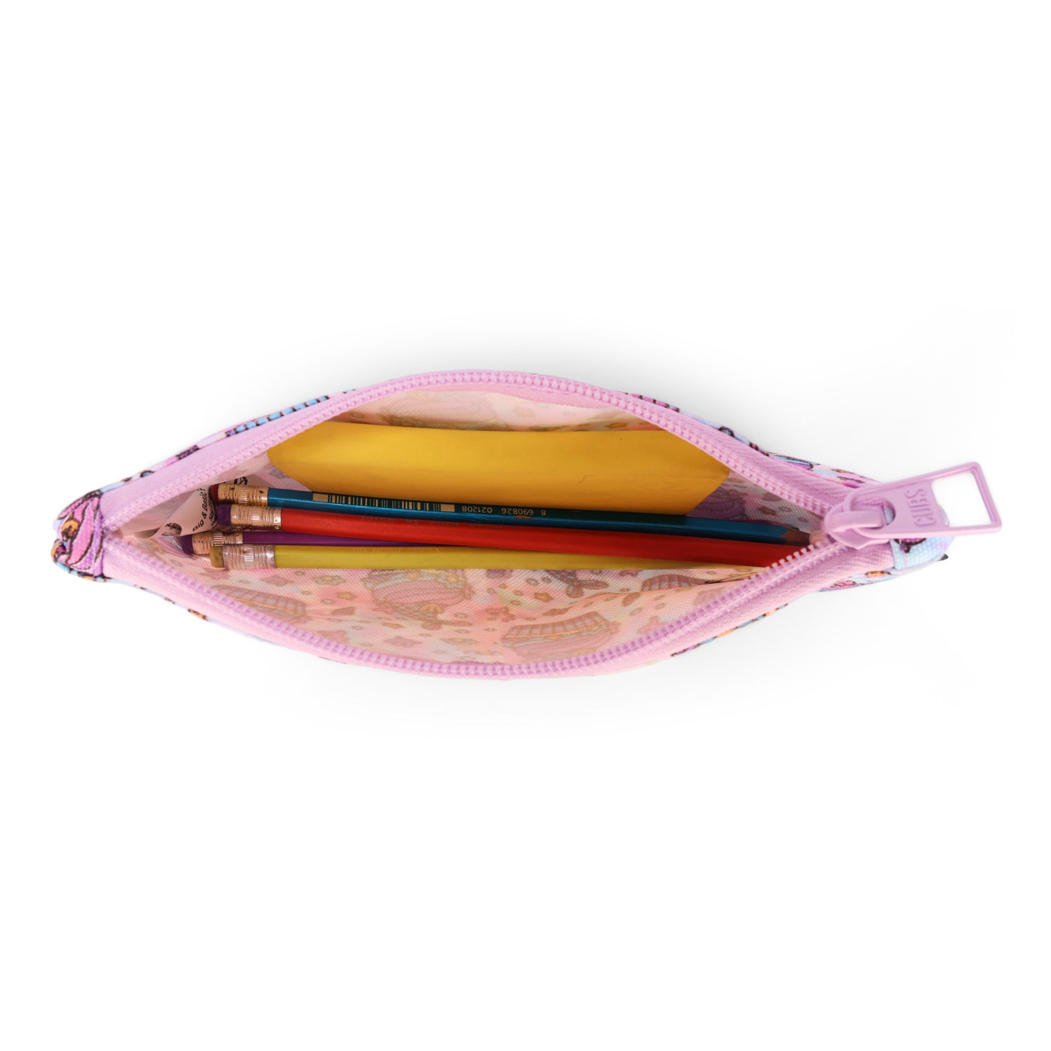 Lilac Cute Mermaid Big & Basic Pencil Case