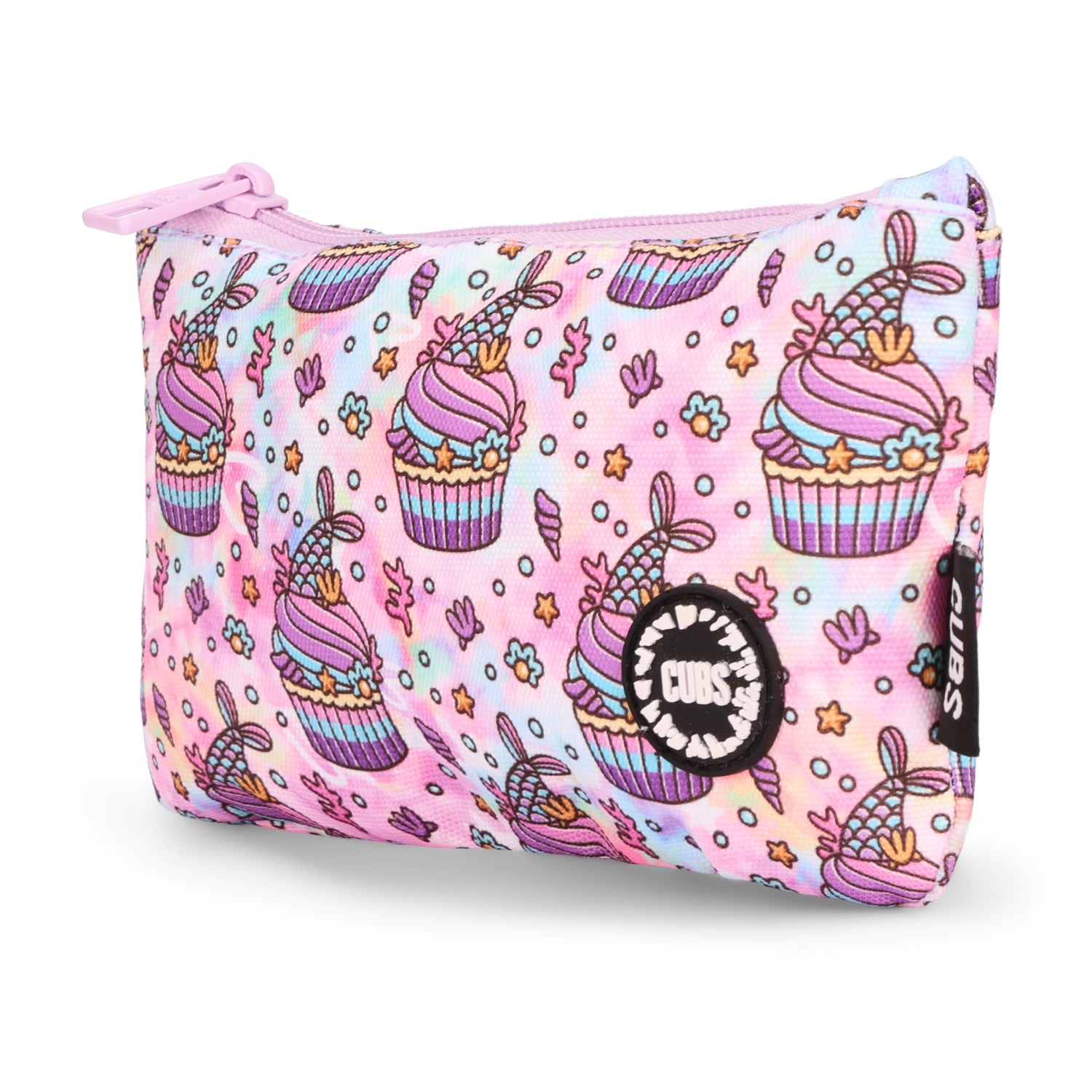 Lilac Cute Mermaid Big & Basic Pencil Case