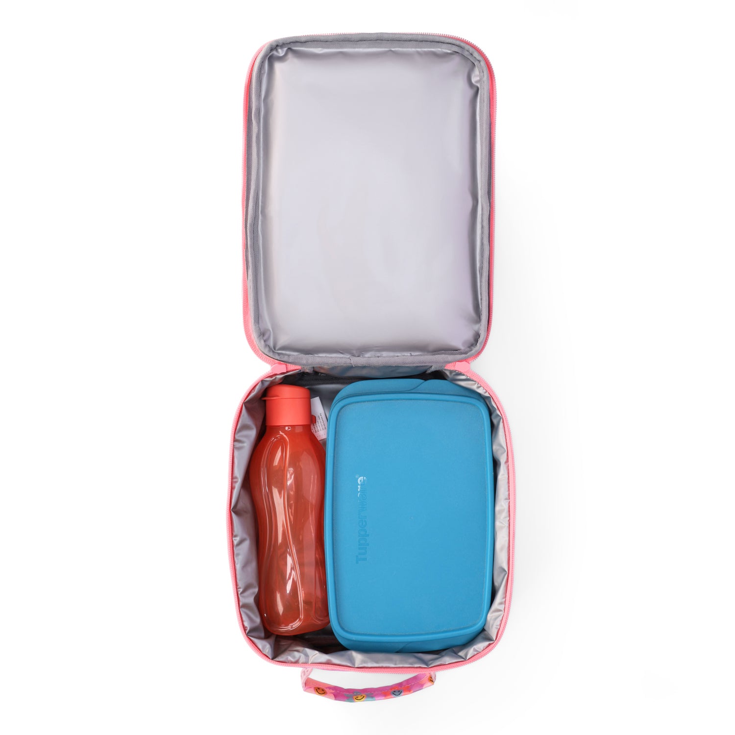Smiles and Flamingos Big & Basic Lunch Bag