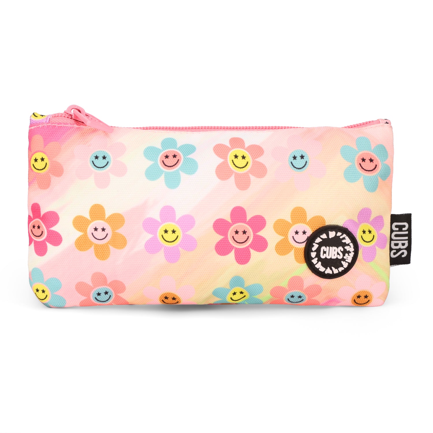 Smiles and Flamingos Big & Basic Pencil Case