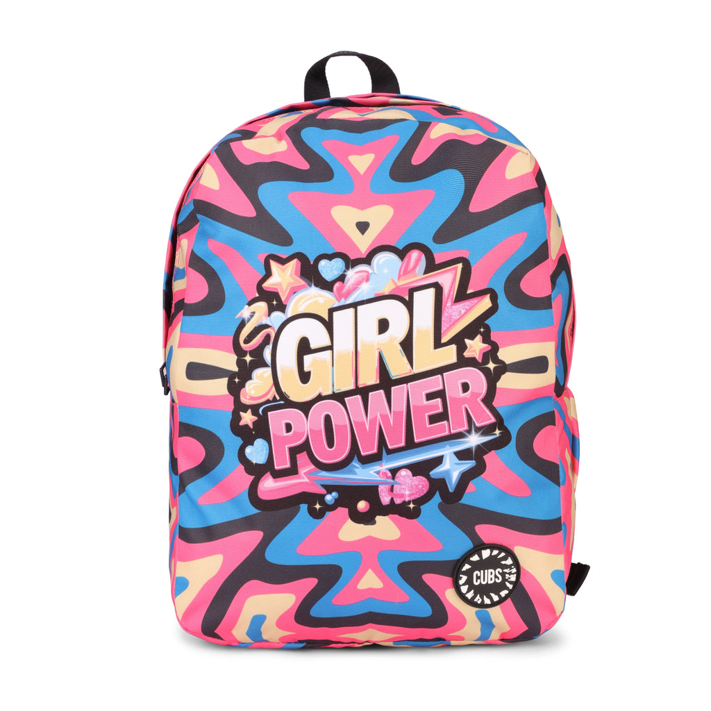 Girl Power Black Big & Basic BackPack