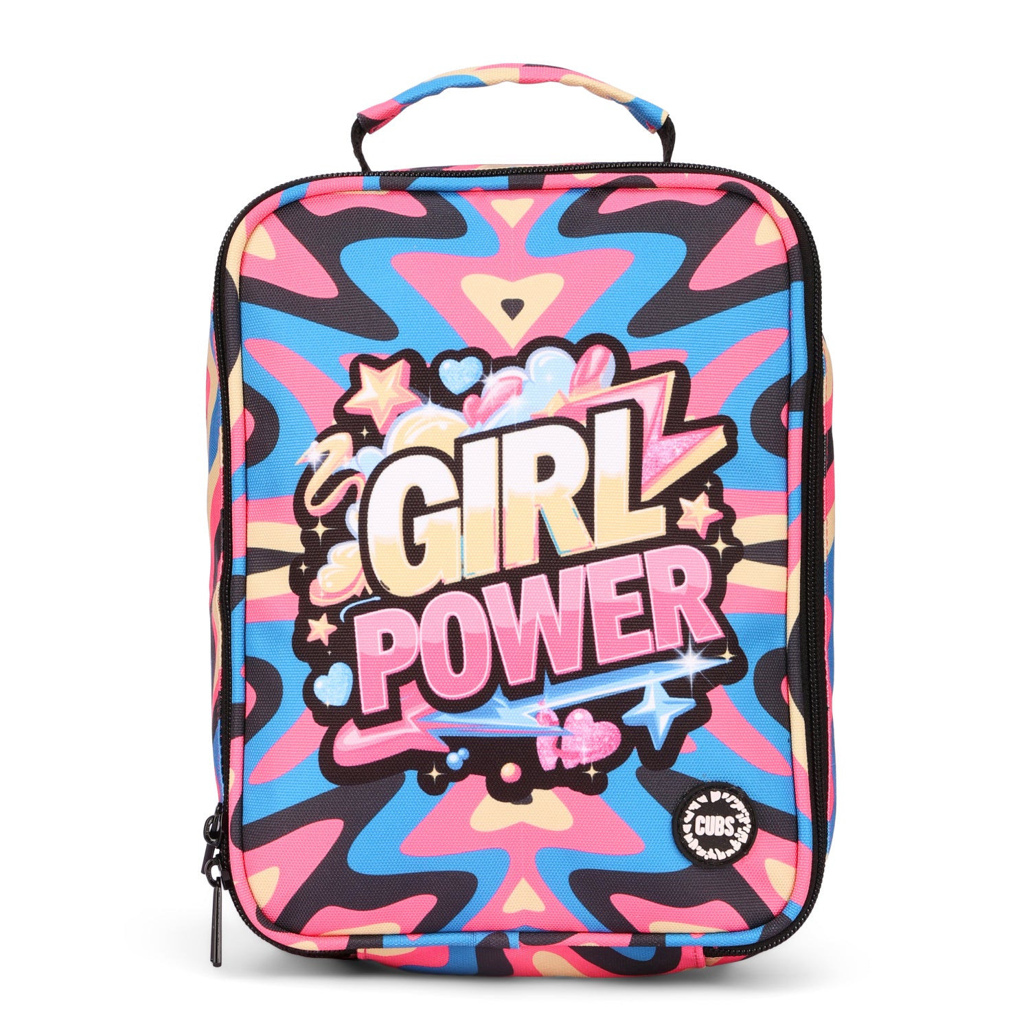Girl Power Black Big & Basic Lunch Bag