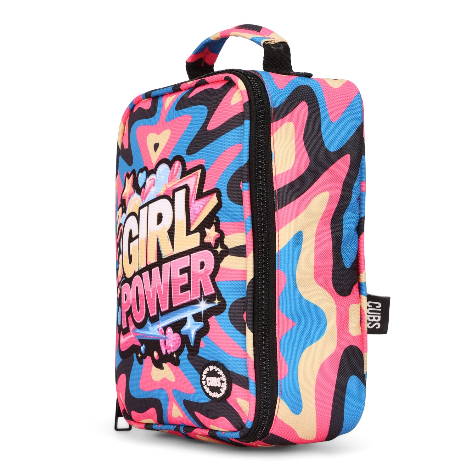 Girl Power Black Big & Basic Lunch Bag