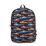 Black Racing Cars Big & Basic BackPack