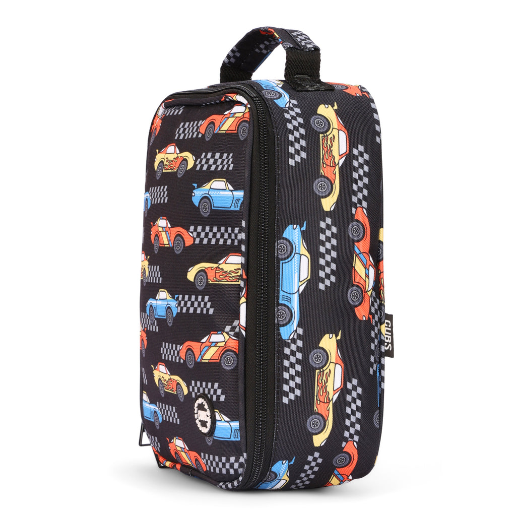 Black Racing Cars Big & Basic Lunch Bag