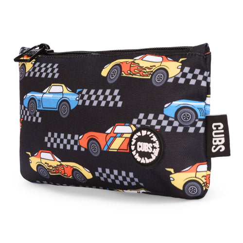 Black Racing Cars Big & Basic Pencil Case