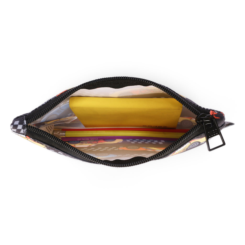 Black Racing Cars Big & Basic Pencil Case