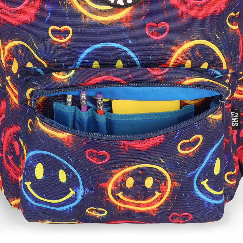 Neon Smiles Junior Student BackPack