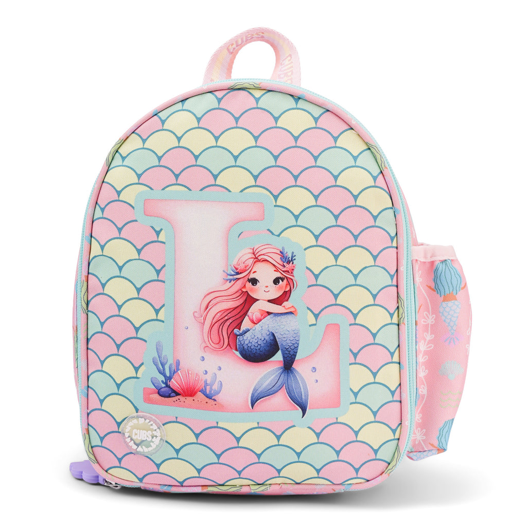 Pink Mermaid Nursery Lunch Backpack L