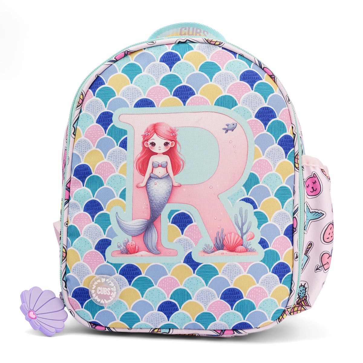 Blue Mermaid Nursery Lunch Backpack R