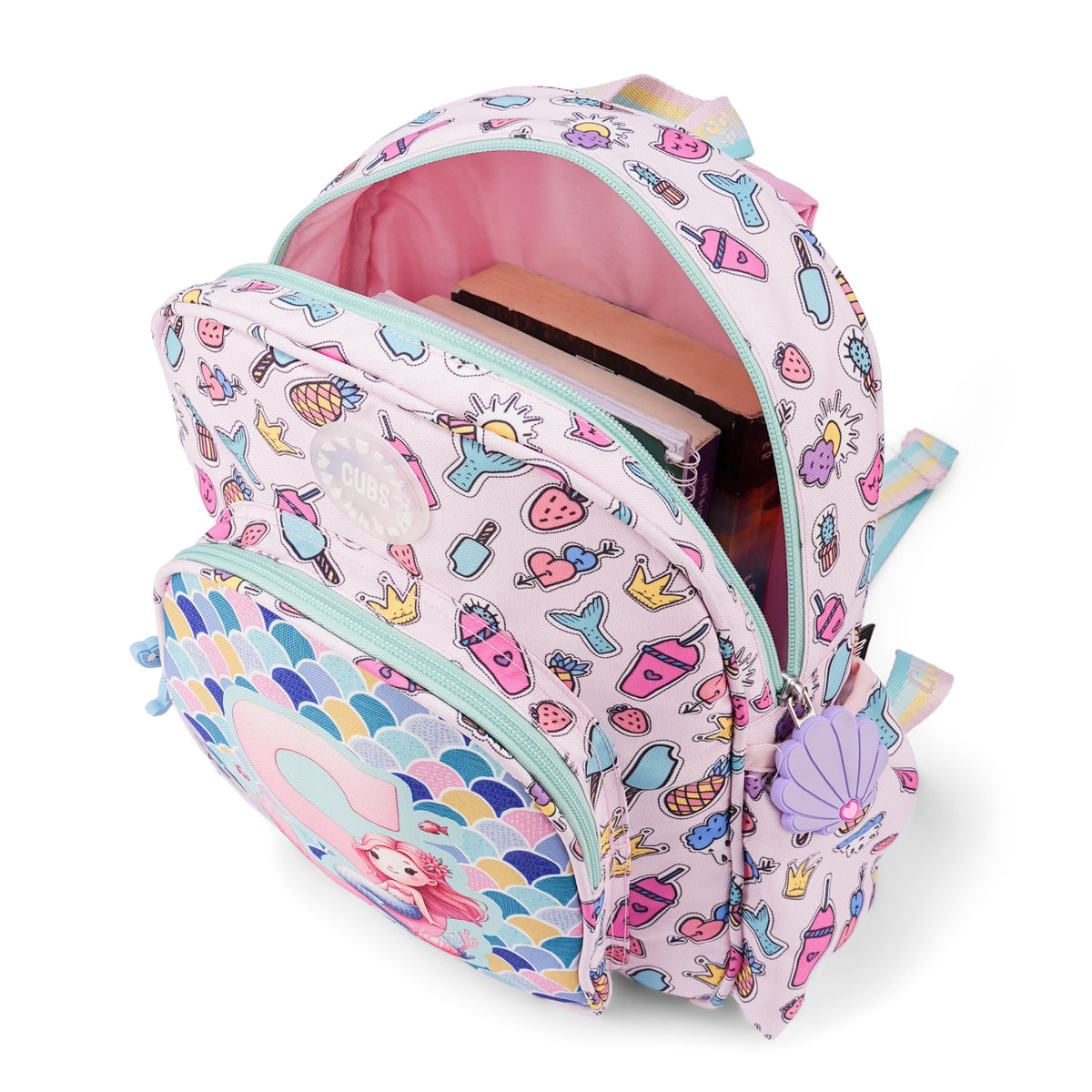Blue Mermaid Nursery Backpack S