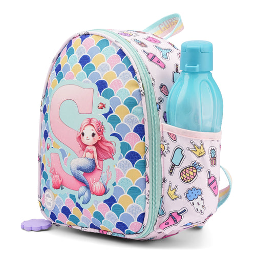 Blue Mermaid Nursery Lunch Backpack S