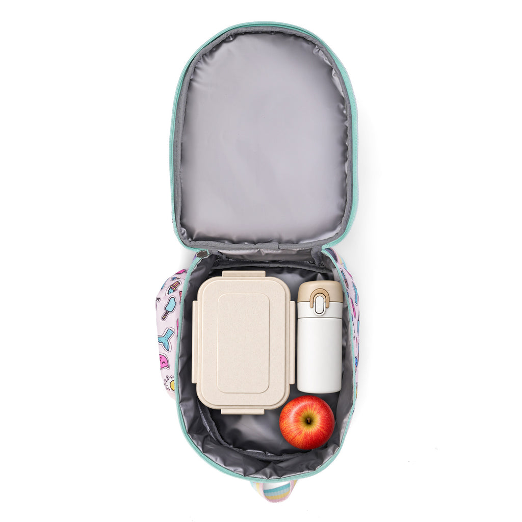 Blue Mermaid Nursery Lunch Backpack Y