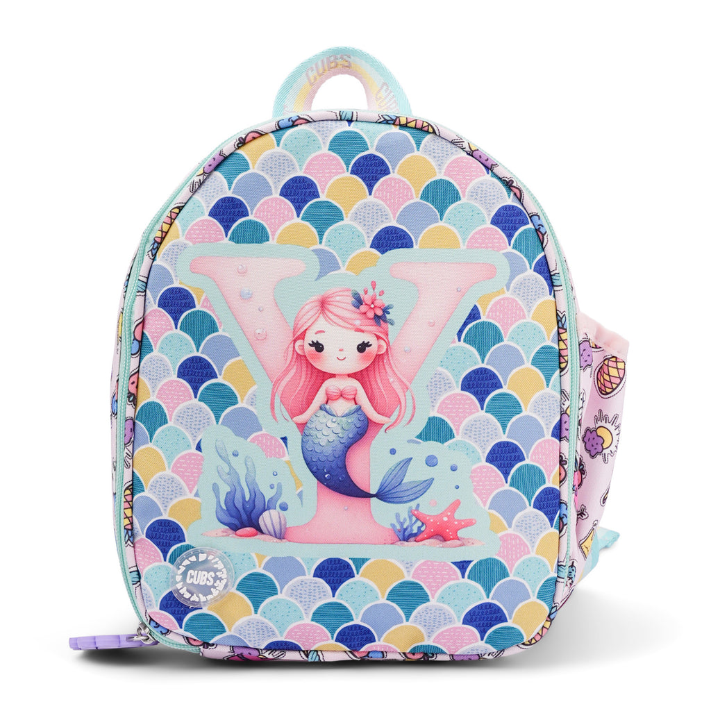 Blue Mermaid Nursery Lunch Backpack Y