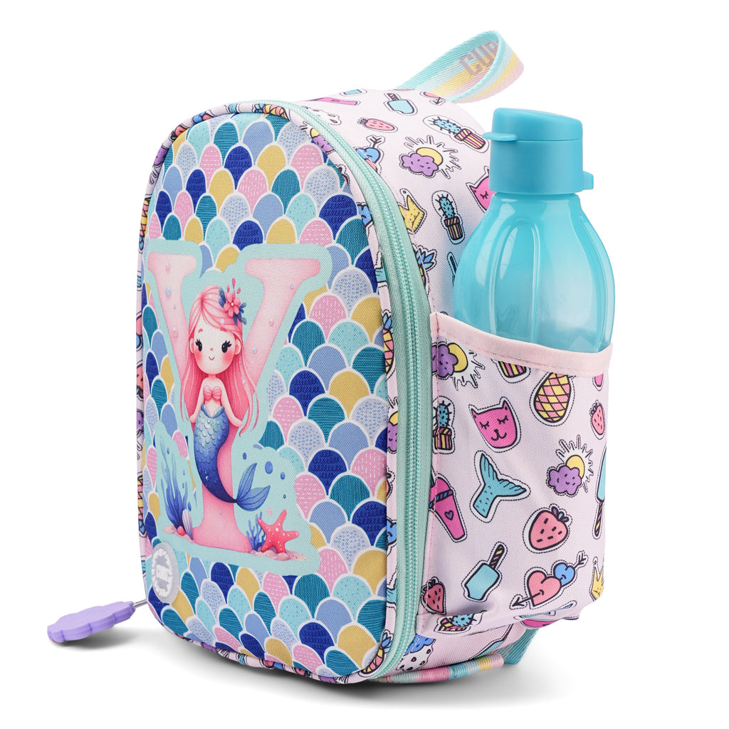 Blue Mermaid Nursery Lunch Backpack Y