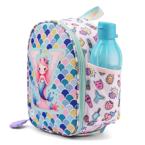 Blue Mermaid Nursery Lunch Backpack Y