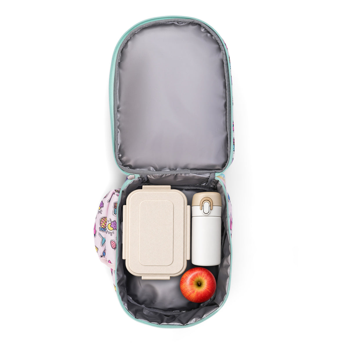 Blue Mermaid Nursery Lunch Backpack Z